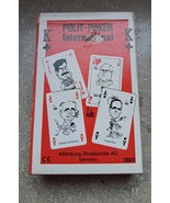 Skat Card Lot &quot;Polit Poker 1993&quot; - Politics Cartoons on Ace Playing Card... - $16.83