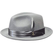 Bruno Capelo Hat Australian Wool Crushable Fedora Giovani UN130 Gft.Gray image 3