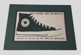 $150 Flogging Molly Cleveland Sean Carroll Tower City Shoes Signed Print 36/111 - £133.13 GBP