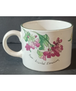GERANIUM SUE ZIPKIN COFFEE TEA MUG CUP Collectible Sakura Majesticware 1... - $201.42 MXN