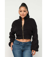 Women&#39;s Michelin Sweater Top W/ Front Zipper - $691.51 MXN