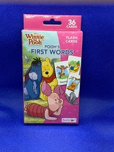 Disney Winnie the Pooh Pooh&#39;s First Words Flash Cards 36 Cards - £2.14 GBP