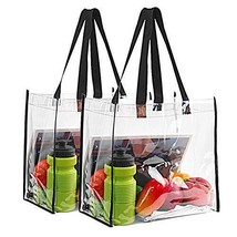 2-Pack Stadium Approved Clear Tote Bag, Stadium Security Travel &amp; Gym - £23.18 GBP