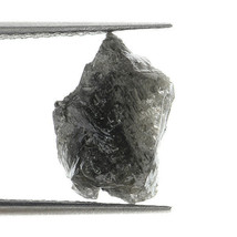 Natural Loose Rough Black Color 3.02 Ct Grey Color Real Diamond Raw - $31.42