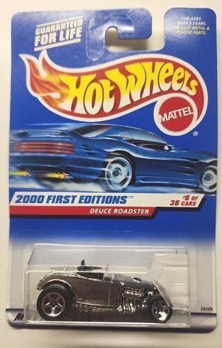 Primary image for 1999 Hot Wheels Silver Deuce Roadster 2000 First Editions #6 of 36 HW8