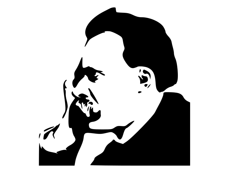FRIEDRICH NIETZSCHE THINKING Vinyl Decal Car Wall Sticker CHOOSE SIZE  - $3.13+