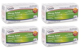 4 X Cetirizine Hydrochloride Antihistamine 10mg Tablets 100ct-Exp 04/202... - £18.08 GBP