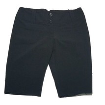 Tracy Evans Cute Long Shorts ~ Black ~ No Pockets ~ Sz 9 ~ 12.5&quot; Inseam - £11.42 GBP