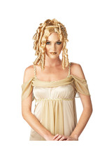 Morris Costumes Goddess Wig Blonde - £53.63 GBP