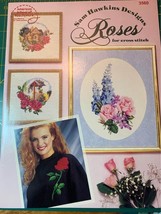 American school of needlework Sam Hawkins designs roses for Crosstitch book - £8.18 GBP