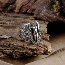 HAU+TED DEMONIC GRENDEL DJlNN VESSEL GRANTS WISHES INFRIT POWERFUL RING - $77.86