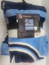 Tennessee Titans 50&quot; by 60&quot; Plush Raschel Throw Blanket - NFL - $29.09