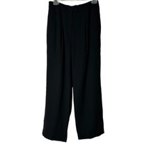 St. John Women&#39;s Black Dress Pants 100% Wool Pleated Front Pockets Size 8 - $34.65