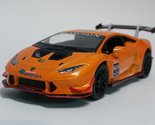 KiNSMART Orange Lamborghini Huracan LP 620-2 Super Trofeo 1/36 Scale Die... - $11.75
