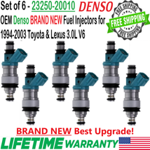 BRAND NEW OEM Denso set of 6 Best Upgrade Fuel Injectors for Lexus &amp; Toyota 3.0L - £192.97 GBP