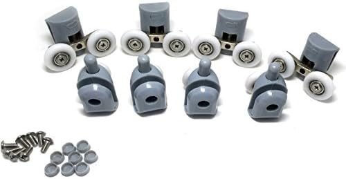 Bathroom Pan Glass Sliding Door Pulleys/Runners/Wheels, Strong Load-Bearing - $27.90