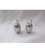 Vintage Airline Metal/Pewter? S&amp;P Shakers - $14.84