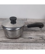 Revere Ware 1801  5.5” Copper Bottom 1 Qt Saucepan With Lid - $348.02 MXN