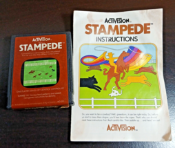 Stampede (Atari 2600, 1981) Cartridge with Booklet - $9.90