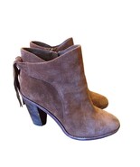 Vince Camuto Tan Suede Western Boots Women’s 8M Tassel Zip Block Heel Bo... - $458.09 MXN