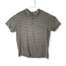 Nautica Jean Company Men's L Polo/Rugby Shirt,  Stripes, Cotton - $10.34