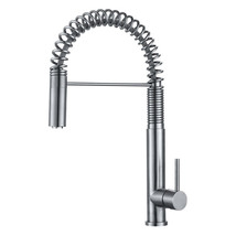 DAX Brushed Kitchen Faucet: Single Handle Pull-Down - £239.69 GBP