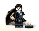 Minifigure Wednesday Addams Family Stripped TV Show Horror Custom Toy - $5.10
