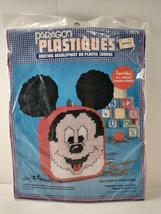 1982 Paragon Mickey Mouse COIN BANK Walt Disney Needlepoint Kit NEW Read Below! - £23.94 GBP