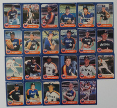 1986 Fleer Houston Astros Team Set Of 23 Baseball Cards - £2.35 GBP