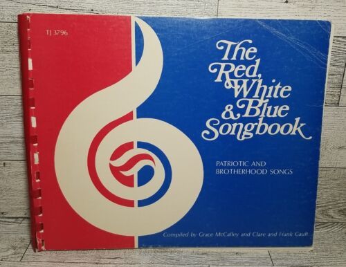 Vintage THE RED, WHITE &amp; BLUE SONGBOOK (Scholastic, 1977) Patriotic U.S.A.  - $6.31