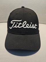 Titleist FJ Footjoy Pro V1 Golf Hat Cap Strap Back Black - £11.38 GBP