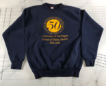 Vintage University of Michigan Crew Neck Sweatshirt School of Public Hea... - £44.50 GBP
