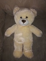 Build A Bear Workshop 15&quot; Cream Plush Teddy Bear BAB Paw Stuffed Animal ... - $16.82