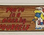 The Smurfs Trading Card 1982 #52 You’re In A Class By Yourself - £1.95 GBP