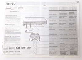 Playstation 2 Console Instruction Manual Insert SCPH-39001 only - $147.24 MXN