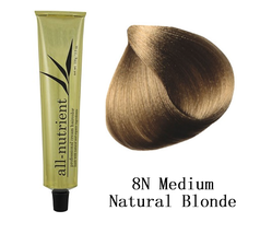 All-Nutrient Permanent Cream Hair Color - 8N Medium Natural Blonde