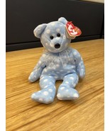 Ty Beanie Babies Bubbly the Bear Plush 2003 10th Anniversary  Polka Dots... - $273.66 MXN