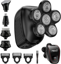 Head Shavers for Men, MAXT Electric Razor for Bald Head, Wet/Dry 5 in 1 Cordless - £54.52 GBP