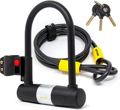 16Mm Heavy Duty U Lock With U-Lock Shackle And Bicycle Lock Mount Holder From - £33.51 GBP