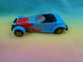Plymouth Prowler Diecast Car Blue with Red Flames - Rare - as is - $5.92
