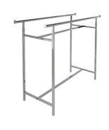 Display Warehouse Adjustable Double Bar Clothing Rack - €111,94 EUR Display Warehouse Adjustable Double Bar Clothing Rack - €111,94 EUR
