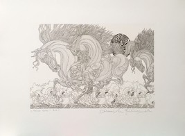 RARE!! #1/1 B.A.T. GUILLAUME AZOULAY &quot;PARADE&quot; LIMITED EDITION ETCHING H/... - £1,059.15 GBP