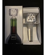 Mikasa Casino Dice Wine Bottle Stopper Lead Crystal NIB - $12.10 CAD