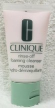 Clinique RINSE-OFF Foaming Cleanser Normal Skin Types Face Travel 1 oz/3... - $12.99