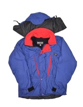 Vintage Marmot Goretex Jacket Mens M Blue Ski Snow Hooded Lined Full Zip... - £67.60 GBP