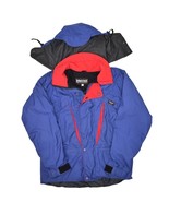 Vintage Marmot Goretex Jacket Mens M Blue Ski Snow Hooded Lined Full Zip... - £68.87 GBP
