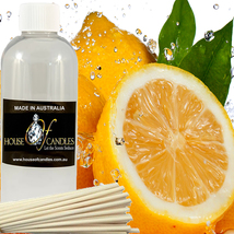 Citrus Lemons Scented Diffuser Fragrance Oil &amp; Reeds Air Freshener - £14.92 GBP+