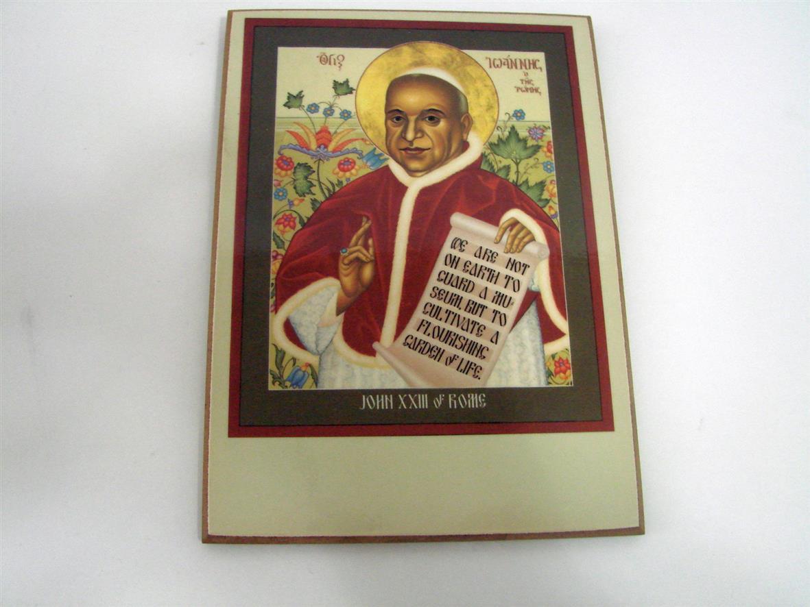 Pope John XXIII Icon by Robert Lentz, OFM  - $9.99