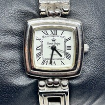 Premier Designs Silver Tone Square Dial Women’s Quartz Watch Working  - $23.09