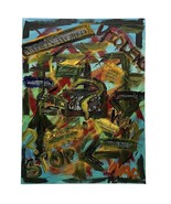 Original Graffiti Abstract Art Anti War Painting Mixed Media Peace 18&quot; x... - $97.44 CAD